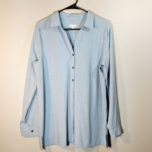 J Jill | Chambray Button Down M